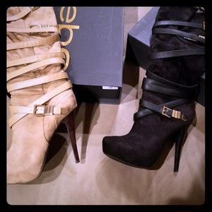 Bebe brand new size 8 boots-beige only, black sold